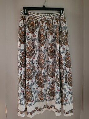 Bohemian Floral Print Skirt